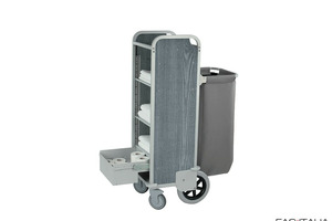 Versatile and compact Hotel Trolley for Housekeeping