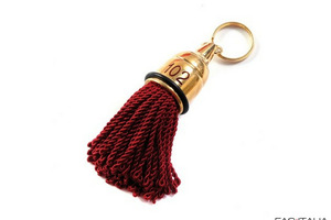 Keychain with tassel