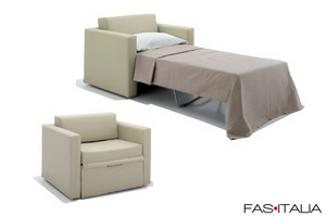 Space-saving Single Chair Bed